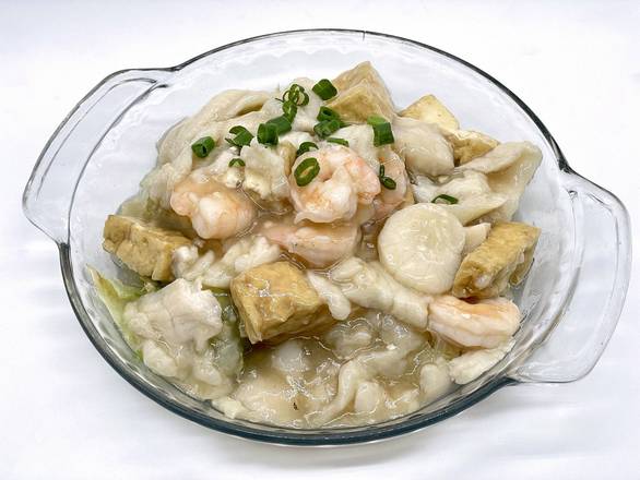 Fruits De Mer Et Tofu en Cocotte / 海鮮豆腐煲 / Fruits De Mer Et Tofu en Cocotte